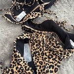 Salt + Cove Animal Print Bikini Brown Size M Photo 6