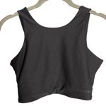 Outdoor Voices  Venus Crop Top Size Small Black Colorblocked Long Line Sports Bra Photo 2