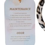 Leopard Print Card Holder and Keychain Set Black Photo 2