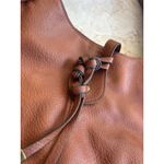 Brown Pebbled FAUX Leather Hobo Shoulder Bag With Dual Inside Pockets & Zipper Photo 8