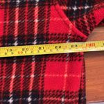 Disney Winnie The Pooh Vintage Red Plaid Quarter Zip Pullover Fleece Size Large Photo 5