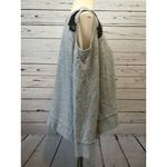 Shyanne Medium Country Pullover Sweatshirt Shirt cold shoulder Sequins Gray Photo 3
