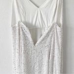 ASOS EDITION Eva embellished Cami Midi Wedding Dress in Ivory Photo 6