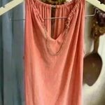 Ramy Brook NWT  Rosette Chain Trim Halter Top Size Medium NEW $278 NEW Deco Rose Photo 3
