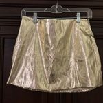 Missguided Gold Skirt Metallic Photo 0