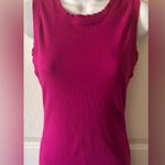 RIPLEY RADER Women’s Ribbed Sleeveless Midi Tank Dress in Magenta Size 2 (Small) Pink Photo 6