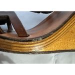 Vintage Stephane Kelian Brown Leather And Wood Platform Wedge Sandals Sz 9.5 Photo 12