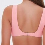Forever 21 Light Pink V-Neck High Waist Bikini Set Size L/XL NWT Photo 1