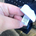 Old Navy  NAVY BLACK DOT SHORT SLEEVE SHIFT DRESS Photo 2