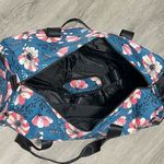 New Sivaletis 22” Large Duffle Bag with Shoe Pocket Navy Floral Weekender Gym Blue Photo 3