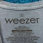Weezer Blue Mineral Wash Self Titled Album Rock Band T-Shirt Size L Photo 3