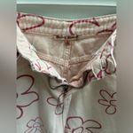 Floral Print Jeans! Pink Size M Photo 5