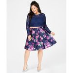 Sequin Hearts  Long Sleeve Lace Party Top NWT Plus Size 22 Photo 9