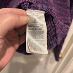 Gap  Sweater XL Berry Wavy Purple Rainbow Cable Knit Pullover‎ Marled Textured Photo 6
