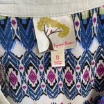 Anthropologie  Fig and Flower Button Front Sleeveless Tunic Top S - EUC Photo 3