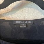 Double Zero NWT Black and Gold Lace Long Sleeve Blouse Photo 6