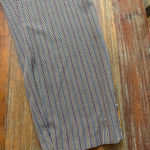 Investments Women's  Plaid Ankle Pants Size 16 Black Multi-color Photo 5