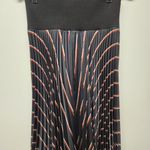 ALC Frank A.L.C. Henry Midi Skirt sz 0 Striped Satin Pleated Navy Elastic Waist RSP $495 Photo 4