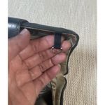 Brighton Hard Case Clutch Handbag Evening Purse Dark Gray Rhinestones Magnetic Photo 8