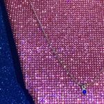 Boutique September Birthstone Necklace Blue Bling Rhinestone Birthday Zodiac Month gift Photo 12