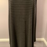 Brandy Melville gray and black striped sleeveless swing dress Photo 8