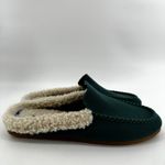 Rothy's  The Scuff Slipper Slip On Merino Wool Sherpa Comfort Green 11M NWOT Photo 2