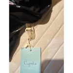 Cupshe Black Floral Print Padded Strapless One Piece Swimsuit medium new w/tag Photo 2