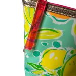 Lilly Pulitzer NEW  Estee Lauder Plastic Cosmetic Makeup Purse Clutch Bag GREEN Photo 3