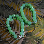 Sea glass green beaded bracelets (set of 2) Photo 0