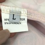 Women’s Satin Beige Red Floral Print Sleeveless Midi Dress Size L Photo 5