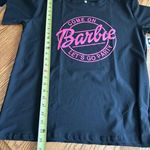 Barbie "Come On Lets Go Party" Black T Photo 6