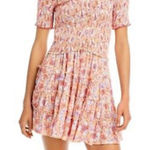 Poupette St. Barth Soledad Mini Dress size M NWT Smocked Off Photo 0