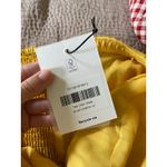 Reformation  Tala Linen Sunflower Yellow Midi Dress Size 12 NEW Photo 9