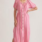 Marine layer NWT Erin Stripe Belted Double Cloth Shirt Dress Size XS Photo 0