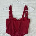 Garage Red  Corset Top Photo 1