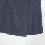 Bishop and Young Black Cargo Mini Wrap Skirt NWT Size XS Mini Black Military Skirt Photo 3