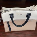 Nine West Tan and White Colored Purse Photo 0