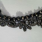 Italina Italian Lace Rhinestone Necklace Photo 4