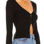 superdown Sierra Knit Top Ribbed Black size small Photo 3