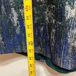 Vince Camuto Plus Size V Neck Cap Sleeve Green Jacquard Dress 16W Women Photo 8