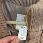 Joie  tan puffer cableknit bomber style jacket M Photo 3