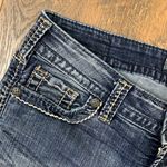 Silver Jeans  Twisted Capri Thick Stitched Embroidered Back Pockets Jeans Photo 3