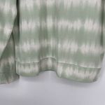 Three Dots  Green Tie Dye Pullover Sweatshirt French Terry Drop Shoulder Size L Photo 4
