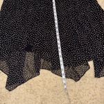 CAbi  Sinatra Skirt Polka Dot Midi High Low Hem‎ Flowy Black White Size 8 Photo 8
