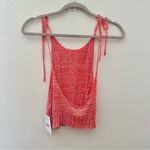 Free People  Women’s Bombshell Knit Tie-Shoulder Tank - Orange, XS NEW Photo 6