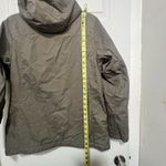 LL Bean Winter Warmer Jacket Womens medium Fleece Lined Hooded Tan 271136 Photo 4