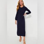 Tuckernuck  Pomander Place Double Knit Lennox Sweater Maxi Dress Navy XS Photo 15