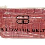 B-low the Belt  Faux Croc Business Credit Card Case Convenient Wallet Red NEW Photo 0
