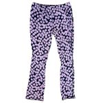 Anthropologie  Women’s Size M Navy Blue Pink Kiss Face Top Bottom Pajama PJ Set Photo 5