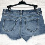 PINK - Victoria's Secret PINK Victoria’s Secret Distressed Denim Blue Jean Short Shorts Size 4 Photo 6